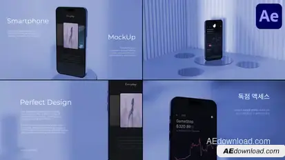 Smartphone Mock Up for After Effects Openers template preview