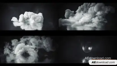 Smoke/Fog Explosion Logo Text Reveal Logo Stings template preview