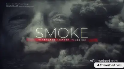 Smoke History Timeline Video Displays template preview