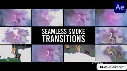 Smoke Seamless Transitions for After Effects Elements template preview