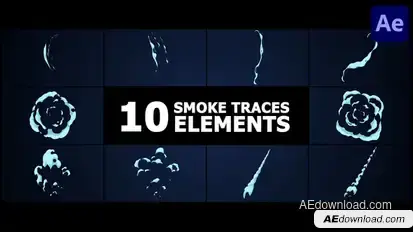 Smoke Traces Elements | After Effects Elements template preview
