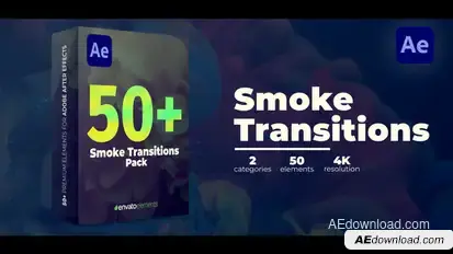 Smoke Transitions Elements template preview
