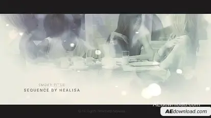 Smoky // Title Sequence Video Displays template preview