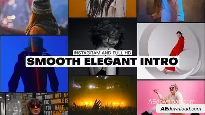 Smooth Elegant Intro Openers template preview