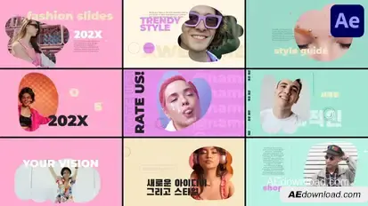 Smooth Liquid Slides for After Effects Openers template preview