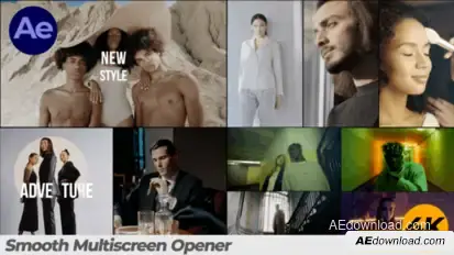 Smooth Multiscreen Opener Openers template preview