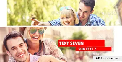 Smooth Slides 3 Video Displays template preview