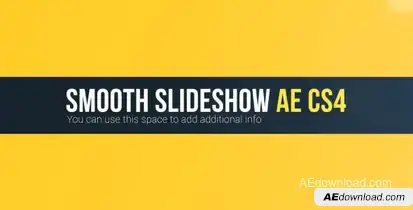 Smooth slideshow Video Displays template preview