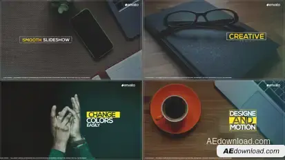 Smooth Slideshow Video Displays template preview