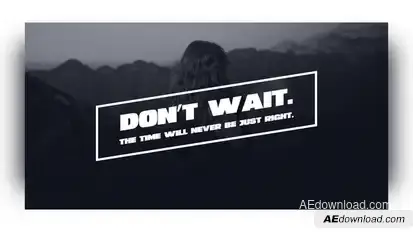 Smooth Text Animation Titles template preview