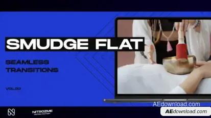 Smudge Flat Transitions Vol. 03 Elements template preview