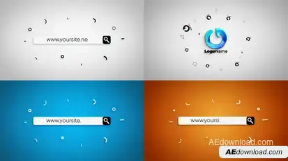 Snappy Search Intro Logo Stings template preview