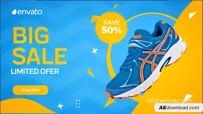 Sneakers Arrival Promo Product Promo template preview