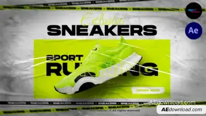 Sneakers Promo Product Promo template preview
