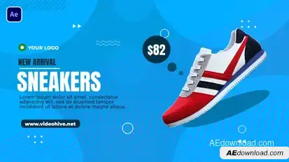 Sneakers Promo Product Promo template preview