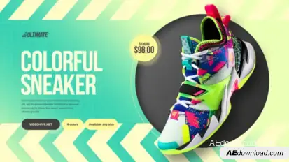 Sneakers Promo Product Promo template preview
