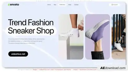 Sneakers Promo Minimalism Style Product Promo template preview