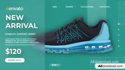 Sneakers Sale Product Promo Product Promo template preview