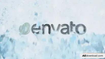 Snow Frost Winter | Ice Wall Breaking Logo Openers template preview