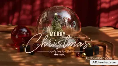 Snow Globe Christmas Logo broadcast-packages template preview