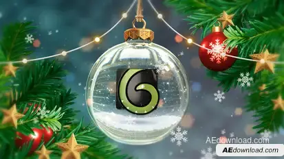 Snow Globe Logo Reveal Logo Stings template preview