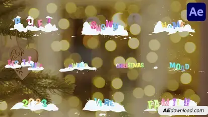 Snow Titles | After Effects Titles template preview