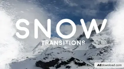 Snow Transitions for After Effects Elements template preview