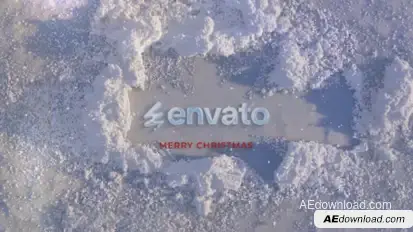 Snowflake Reveal Logo Stings template preview