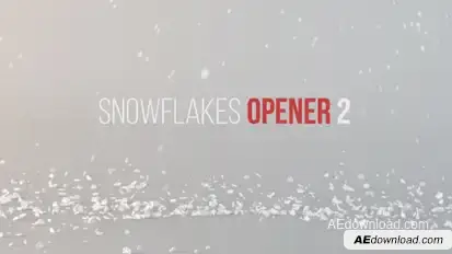 Snowflakes Opener 2 Openers template preview