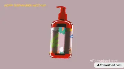Soap Dispenser Mockup Product Promo template preview