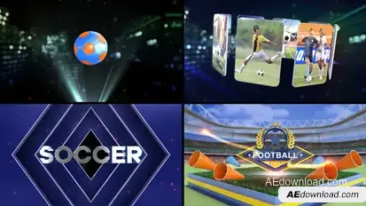 Soccer Bumper 2 Logo Stings template preview