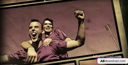 Soccer Comics Vintage & Modern Openers template preview