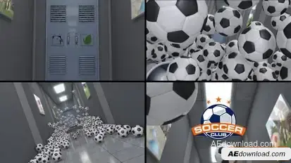 Soccer Logo Reveal 5 Logo Stings template preview