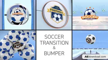 Soccer Logo Transition & Bumper Elements template preview