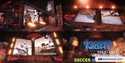 Videohive Soccer Night Opener Openers template preview