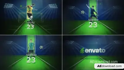 Soccer Players v3 Openers template preview