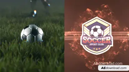 Soccer Sport Logo Reveal Logo Stings template preview