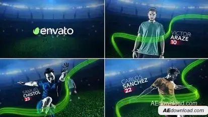 Soccer Sport Opener Openers template preview