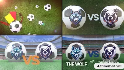Soccer VS Logo Stings template preview