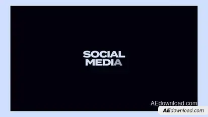 Social Media Titles template preview