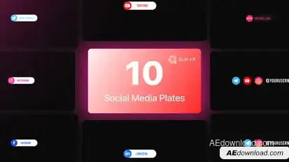 Social Media Elements Vol. 03 Elements template preview