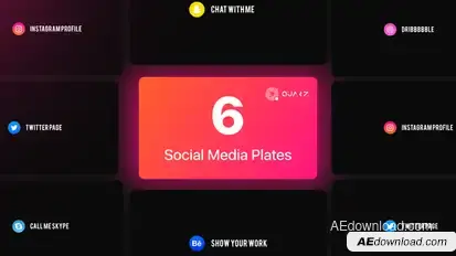 Social Media Elements Vol. 04 Elements template preview