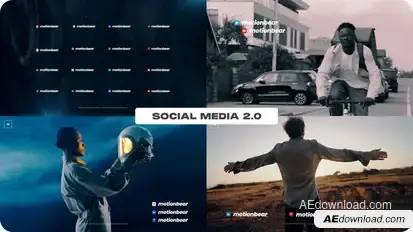 Social Media I 2.0 Elements template preview