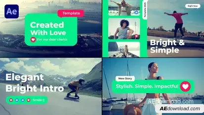 Social Media Intro Openers template preview