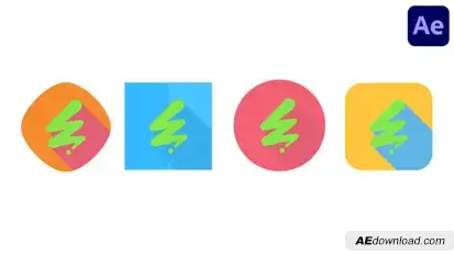 Social Media Logo Reveals for After Effects Logo Stings template preview