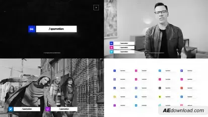 Social Media Package Titles template preview