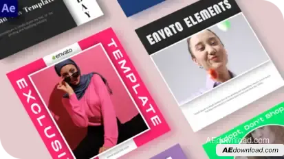 Social Media Posts broadcast-packages template preview