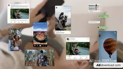 Social media posts Product Promo template preview
