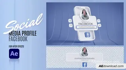 Social Media Profile - Facebook Elements template preview