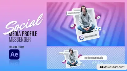 Social Media Profile - Messenger Elements template preview